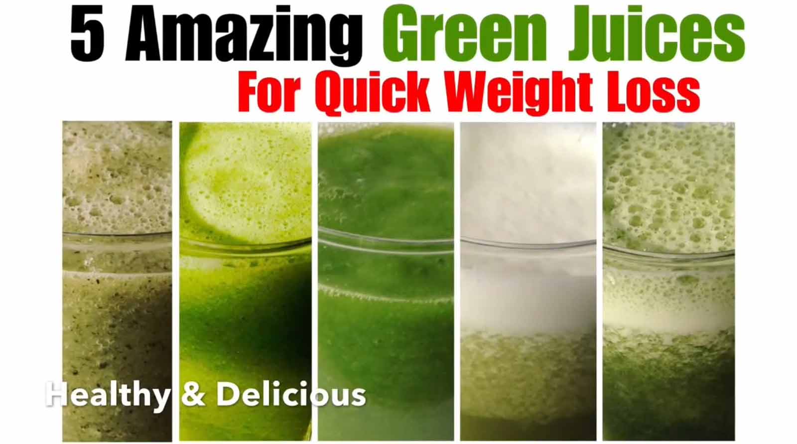 5 Amazing Green Detox Juices for Weight Loss - Food Fitness & Fun