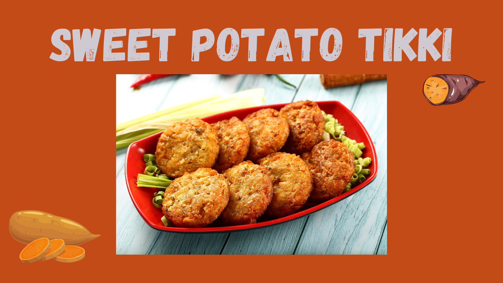 Sweet Potato Tikki; Healthy Snack Recipe. Food Fitness & Fun