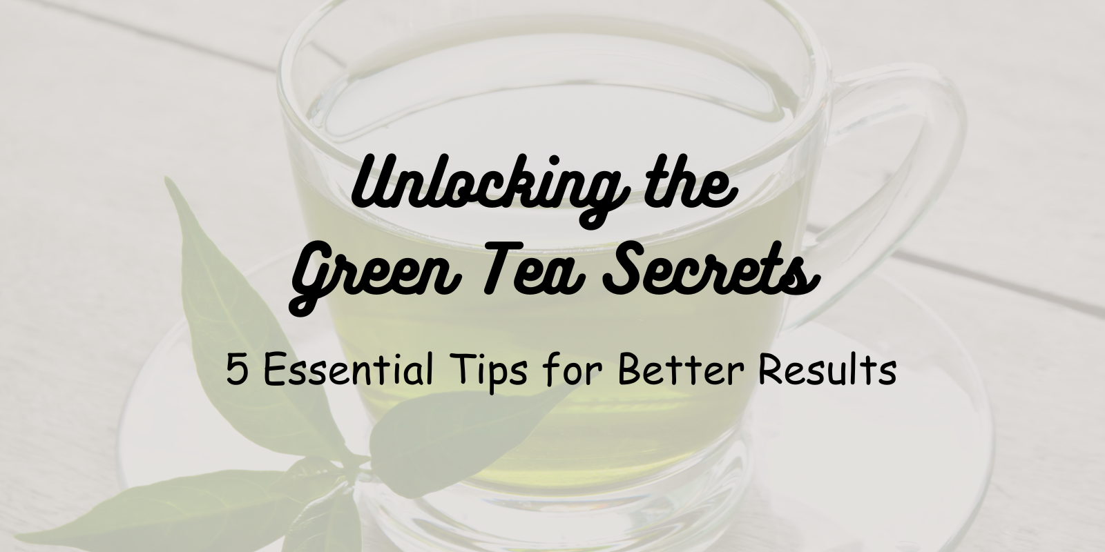 5 Things to Remember If You Drink Green Tea. Food Fitness & Fun